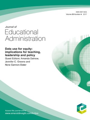 cover image of Journal of Educational Administration, Volume 55, Number 4